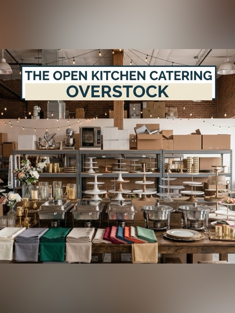 The Open Kitchen Catering Overstock Sale! LIVE PULL SHOW